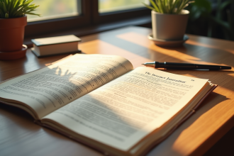 La Constitution française ouverte à l'article 89 sur un bureau moderne